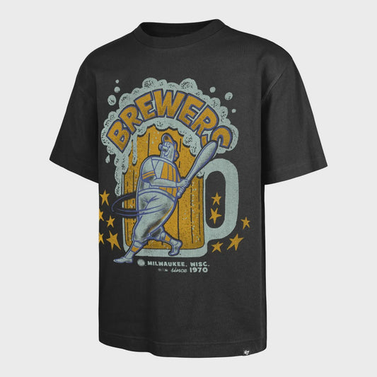 B47-Z (Brand 47 milwaukee brewers bcptn carbonite sigma foundation tee) 42593260