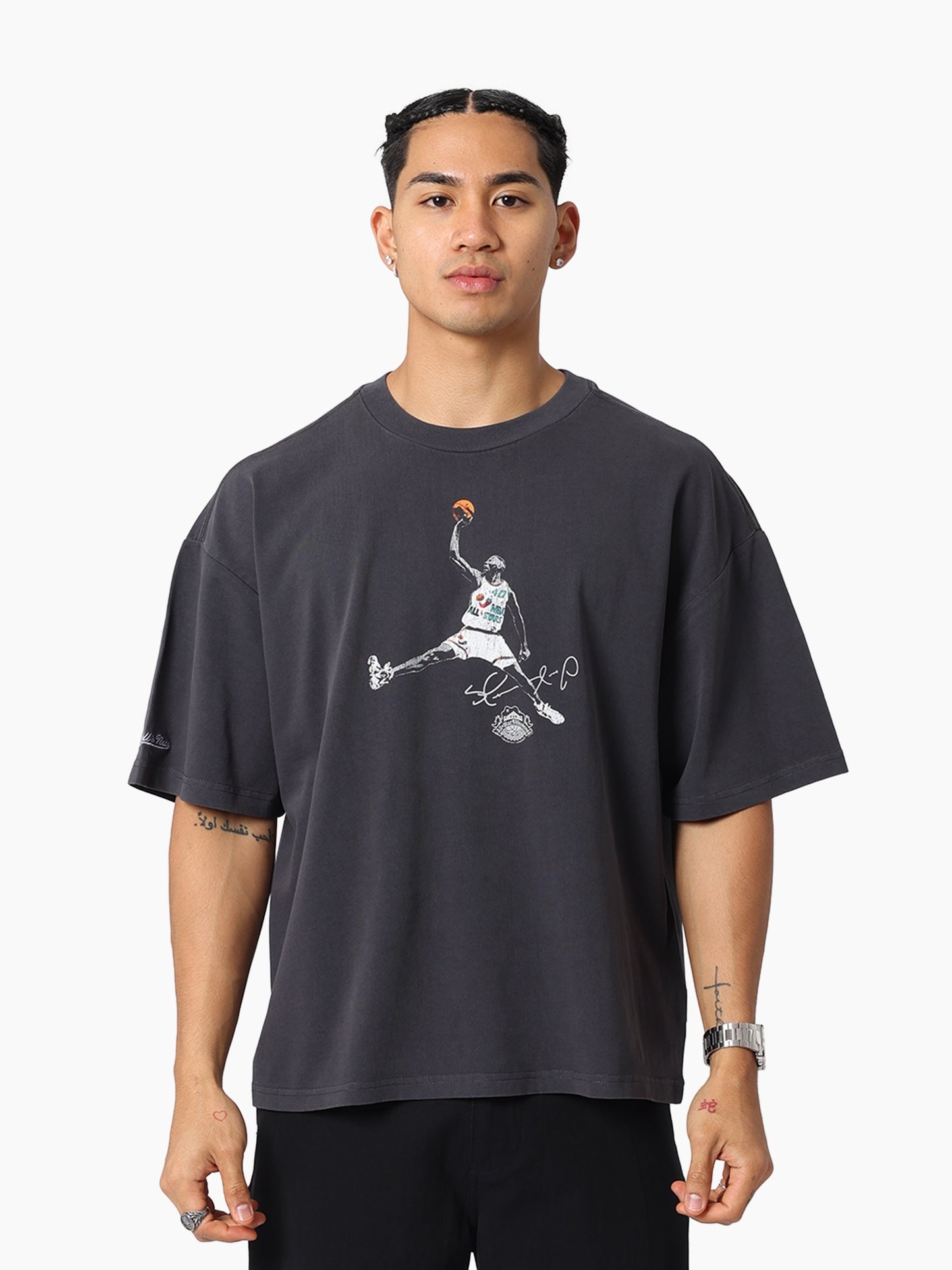 MNA-S49 (Mitchell & ness 1996 all-star game tee washed black) 122593478