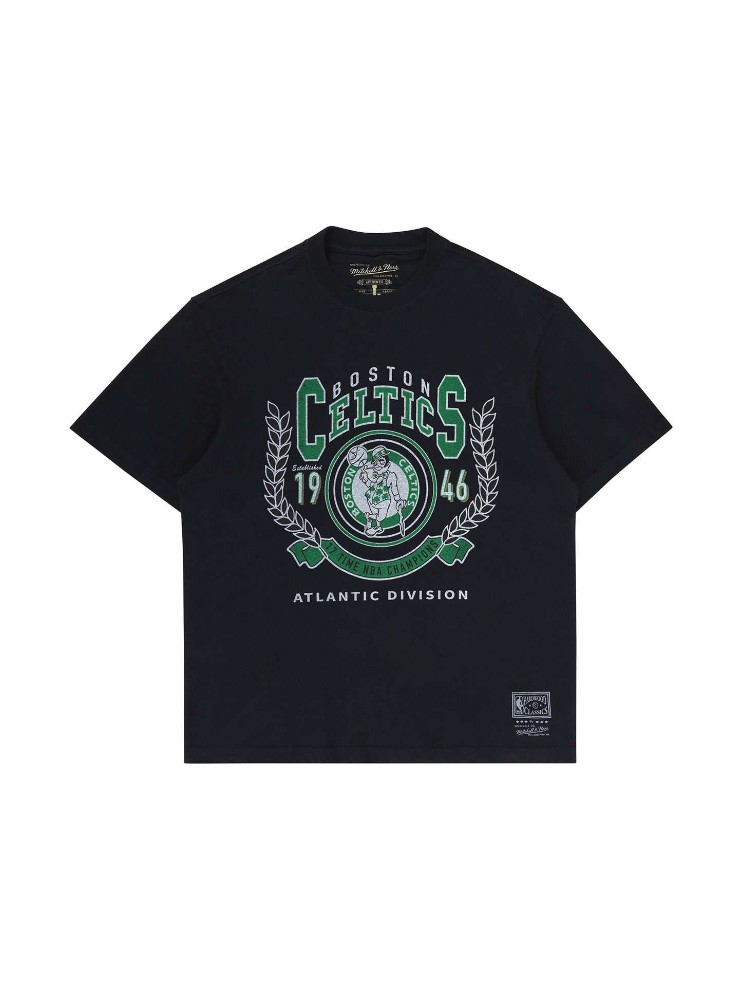 MNA-A32 (Mitchell and ness arch tee celtics faded black) 112393477