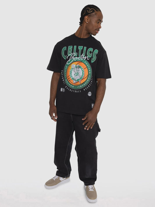 MNA-U36 (Mitchell and ness conference tb tee celtics faded black) 72493043