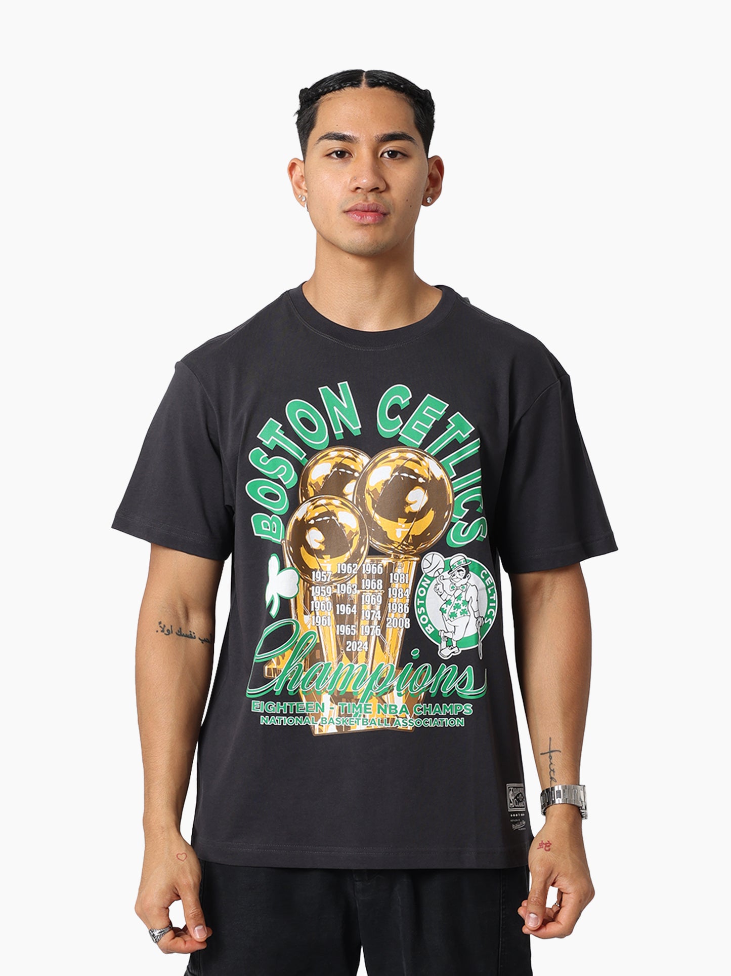 MNA-T49 (Mitchell & ness chasing dreams tee celtics washed black) 122592591