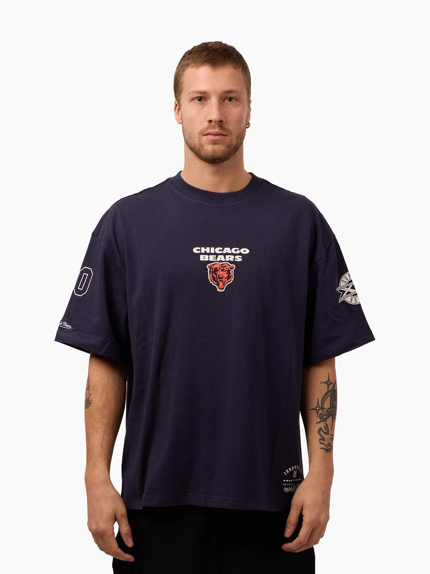 MNA-S51 (Mitchell & ness bears box fit t-shirt bears navy) 72694347