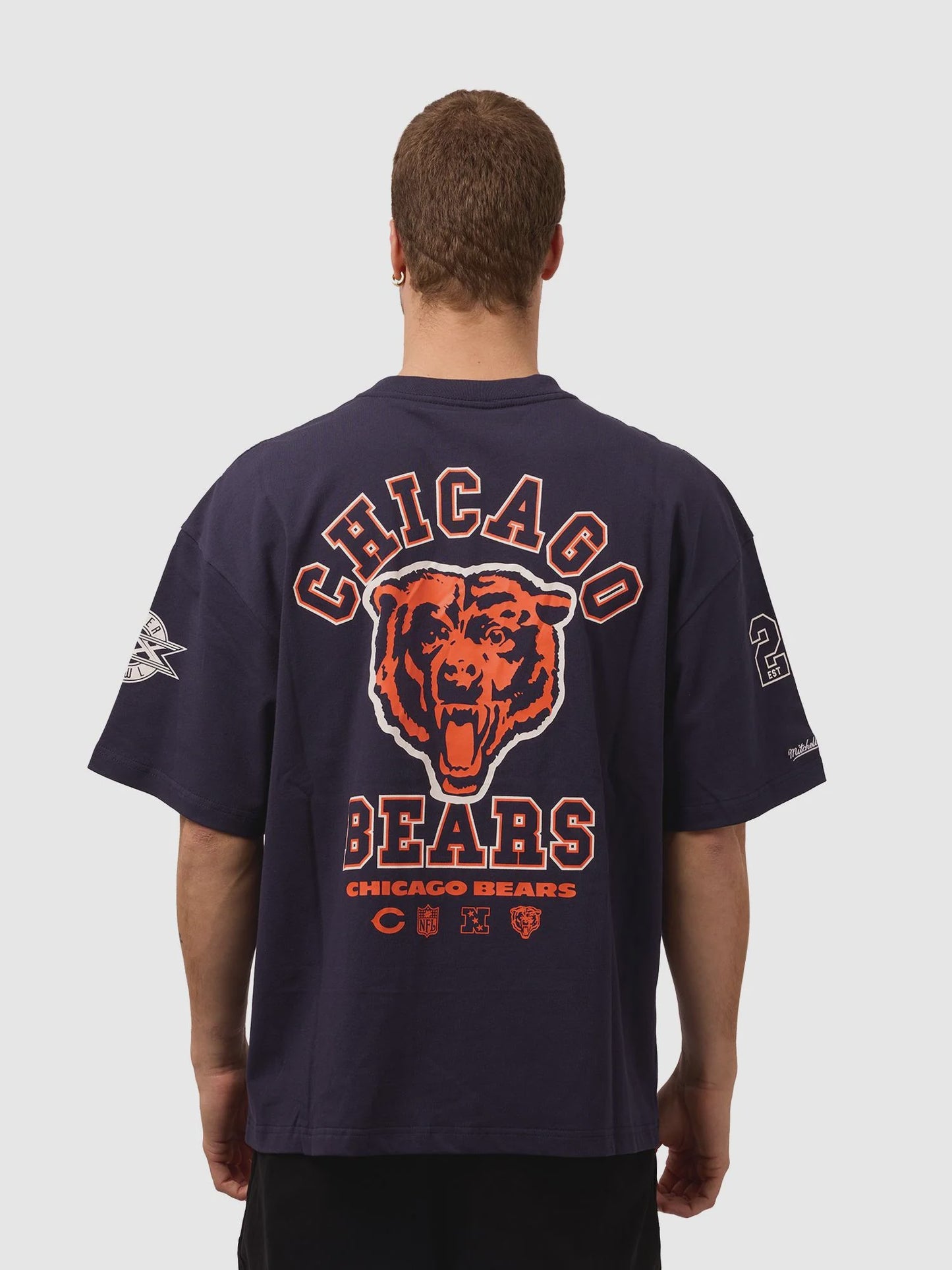 MNA-S51 (Mitchell & ness bears box fit t-shirt bears navy) 72694347