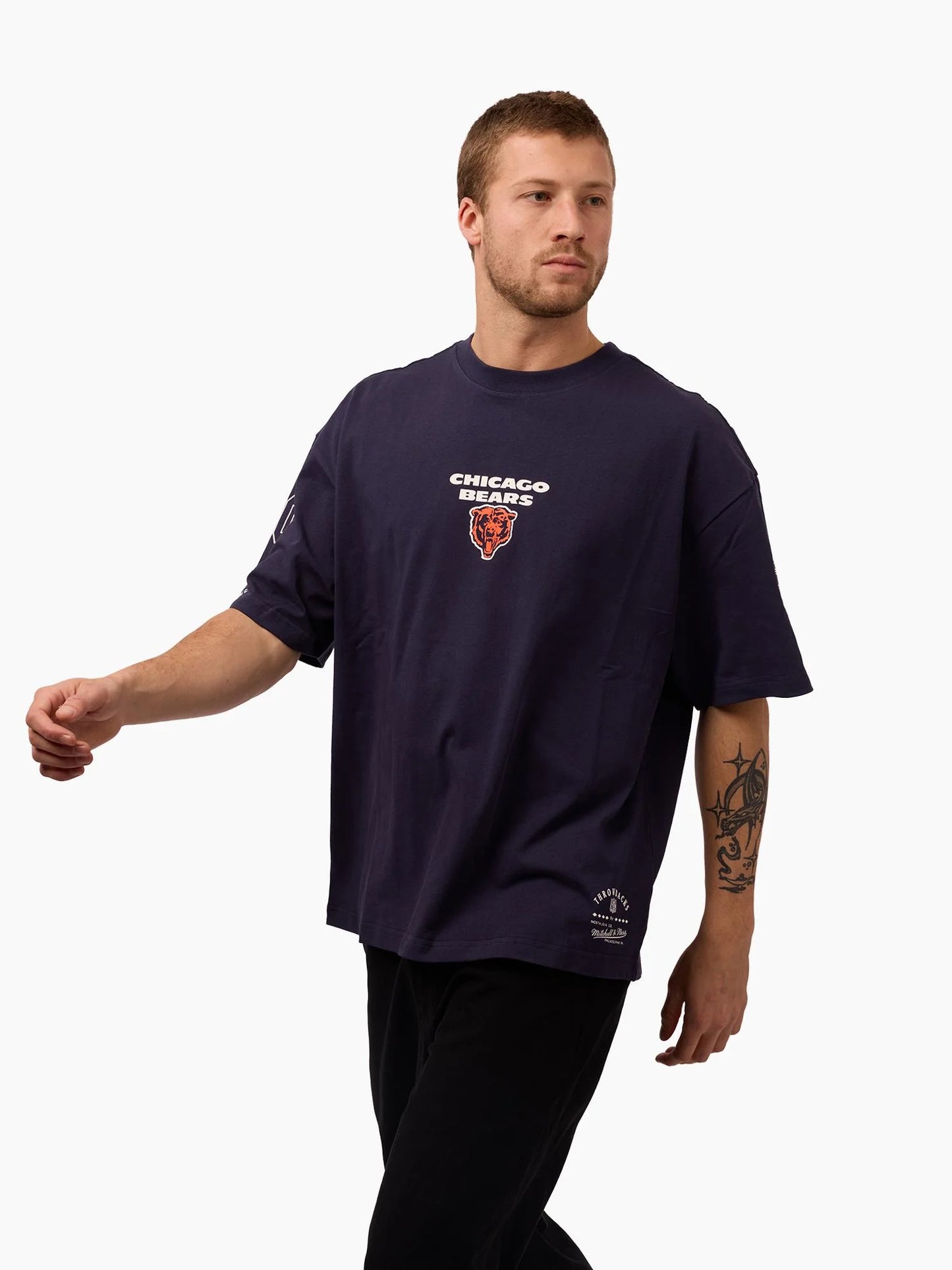 MNA-S51 (Mitchell & ness bears box fit t-shirt bears navy) 72694347