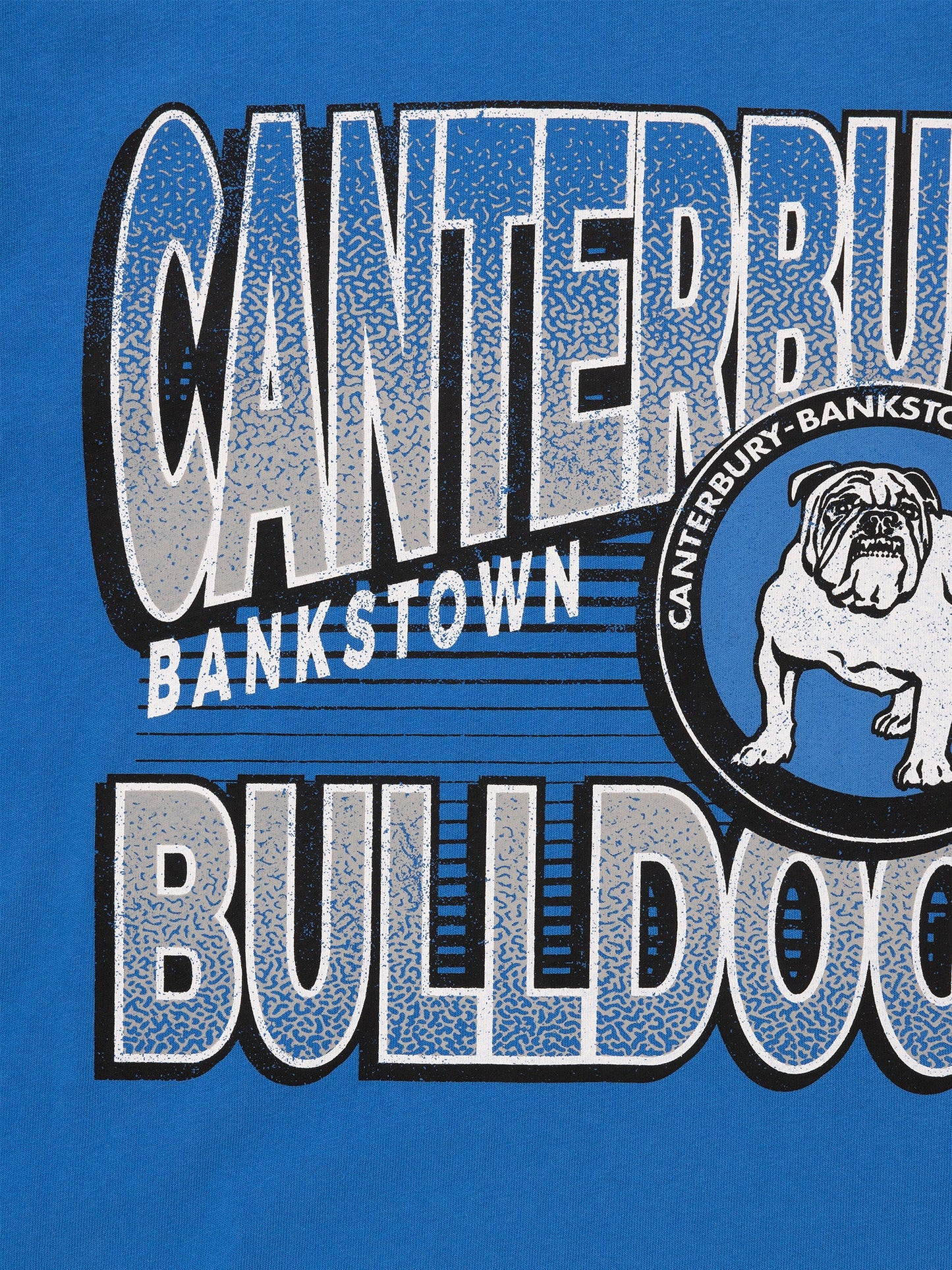 MNA-R31 (Mitchell and ness inclined stack tee canterbury bankstown bulldogs royal) 102393347