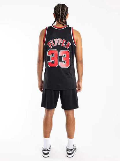 MNA-C4 (Nba swingman jersey Bulls pippen #33 alt 97-98 black) 52097389