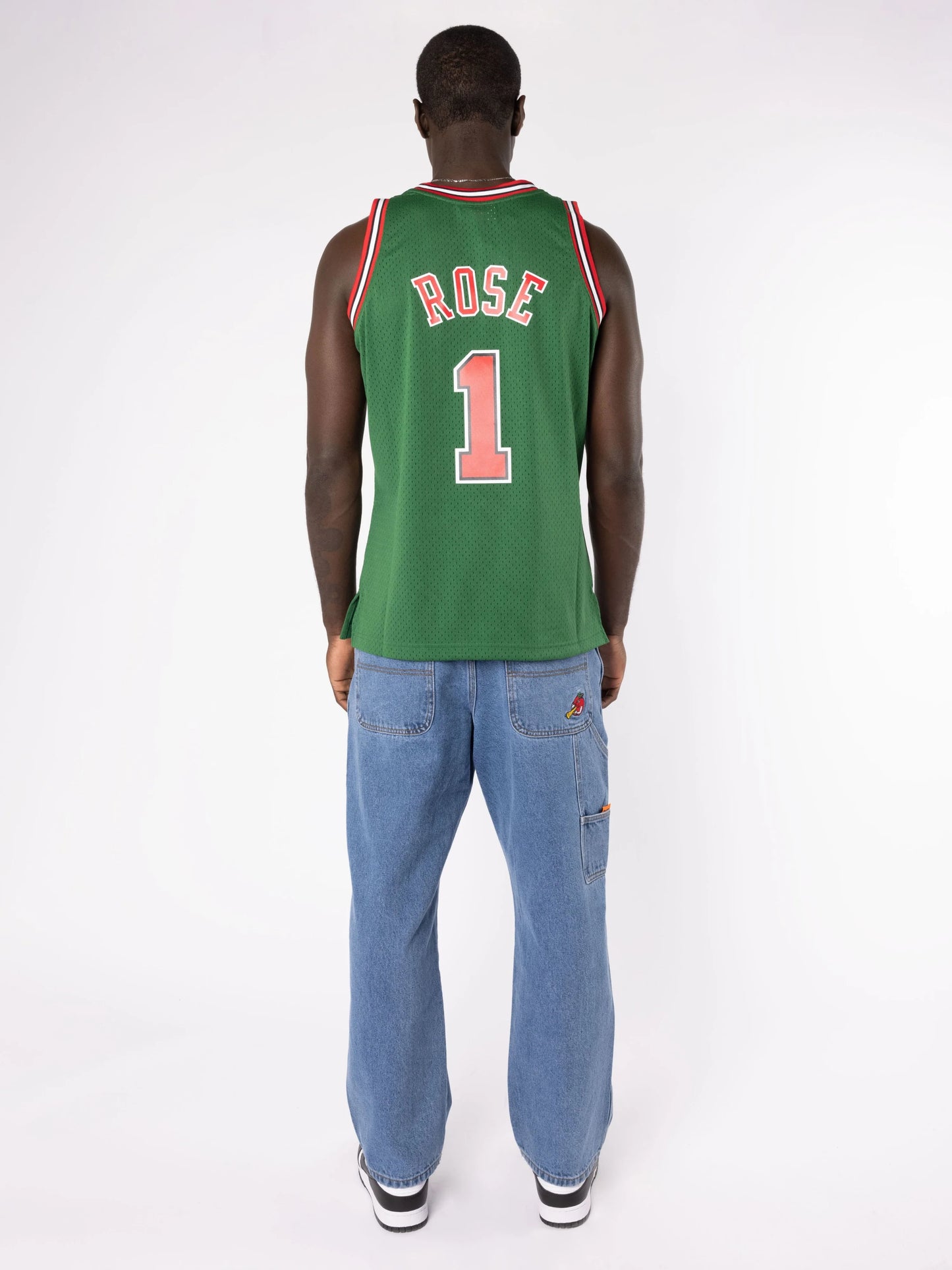 MNA-R35 (Mitchell and ness swingman jersey bulls derrick rose 08-09 alt green) 32498695