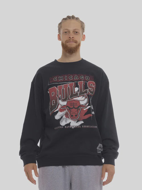 MNA-Y35 (Mitchell and ness brush off 2.0 crew bulls faded black) 42496087