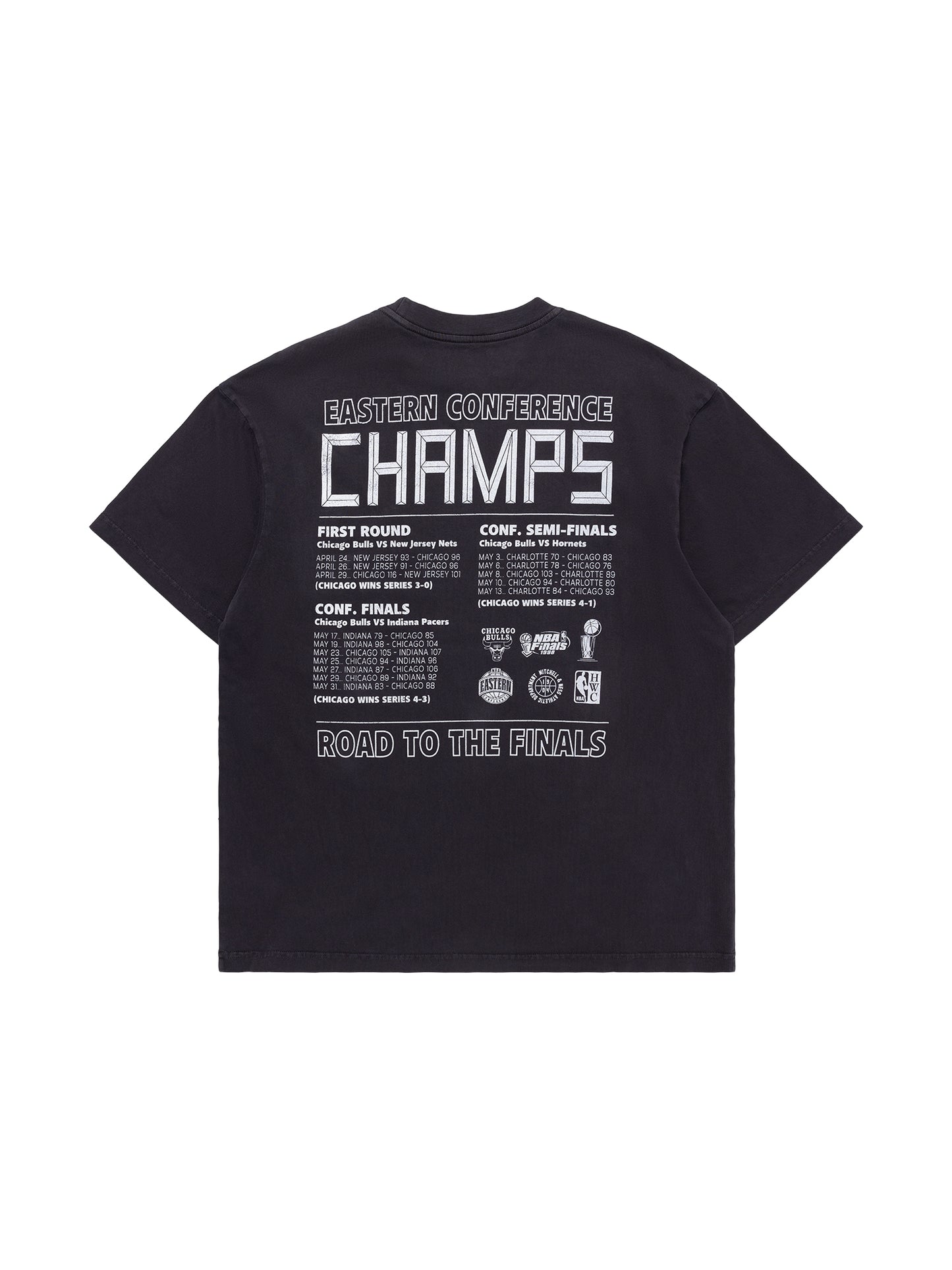 MNA-N37 (Mitchell and ness chisel championship tee bulls overdye black) 724939163