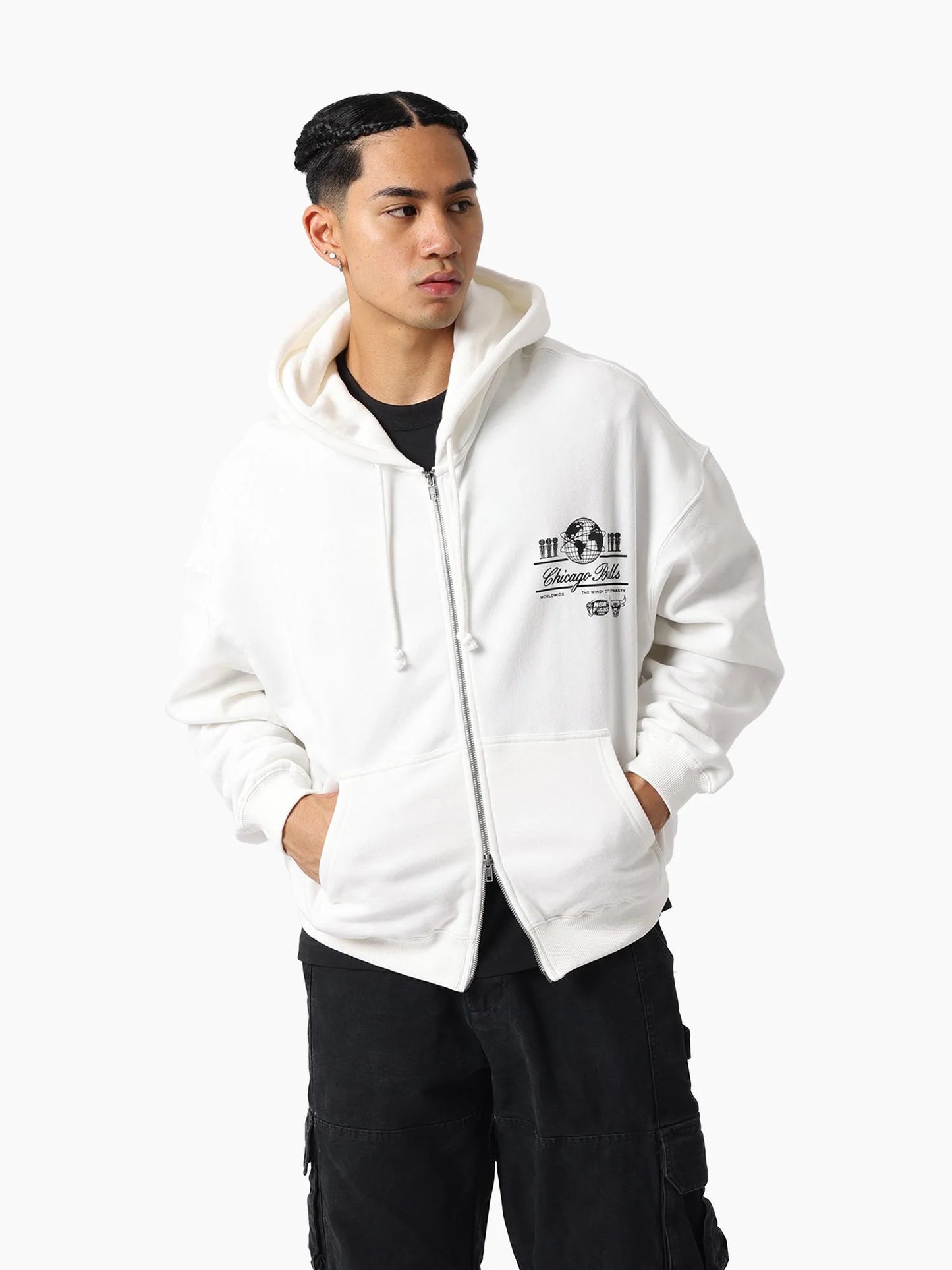 MNA-Q48 (Mitchell & ness worldwide hoodie bulls cloud) 112597391