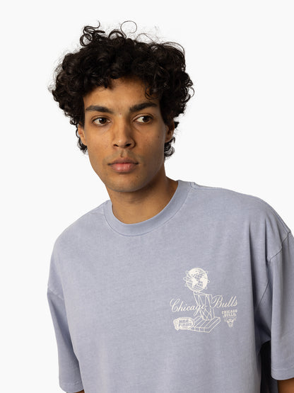 MNA-D45 (Mitchell & ness worldwide tee bulls cyan blue) 72593478