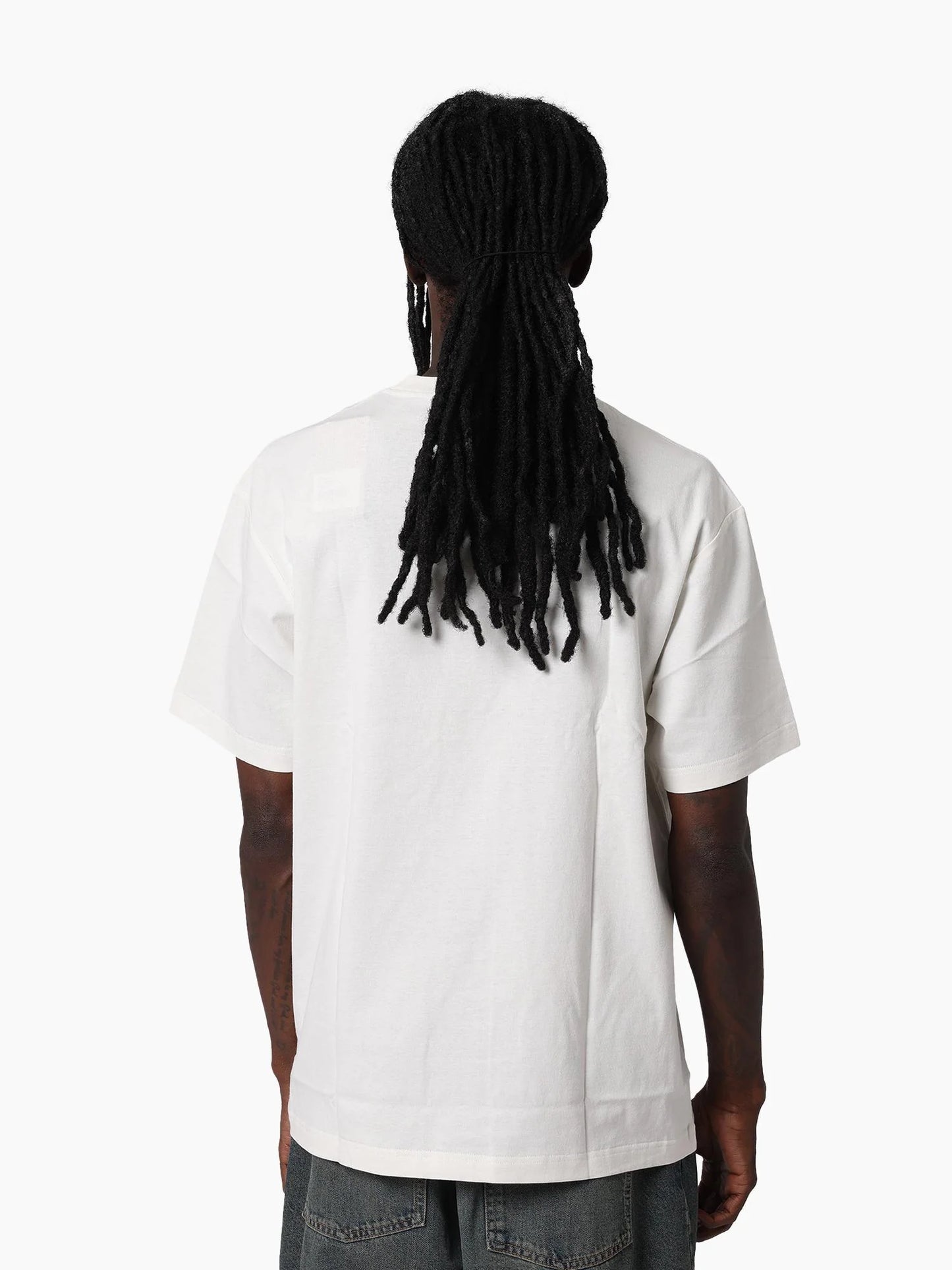 MNA-A49 (Mitchell & ness back 2 back tee chicago bulls vintage white) 112592391