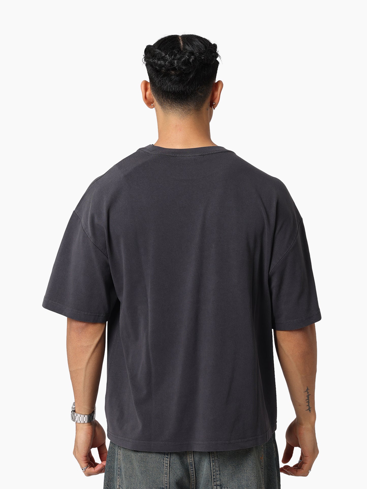 MNA-L49 (Mitchell & ness chicago bulls rodman look out tee washed black) 122593478