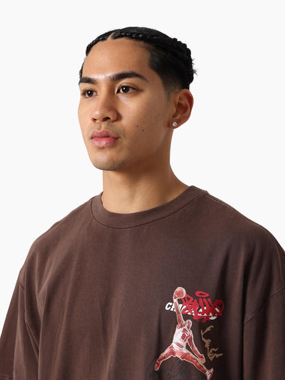 MNA-K49 (Mitchell & ness chicago bulls don't mean a thing tee washed chocolate) 122593478