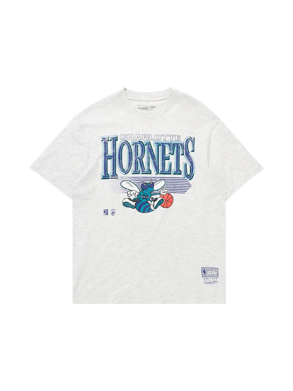 MNA-W30 (Mitchell and ness underscore tee hornets silver marle) 92393478