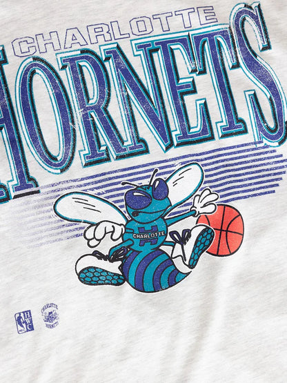 MNA-W30 (Mitchell and ness underscore tee hornets silver marle) 92393478