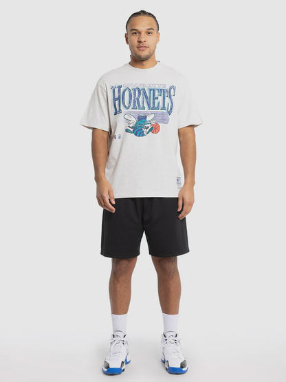 MNA-W30 (Mitchell and ness underscore tee hornets silver marle) 92393478