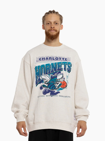 MNA-B36 (Mitchell and ness brush off 2.0 crew hornets white marle bros) 42496087