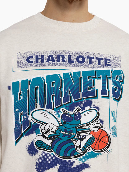 MNA-B36 (Mitchell and ness brush off 2.0 crew hornets white marle bros) 42496087