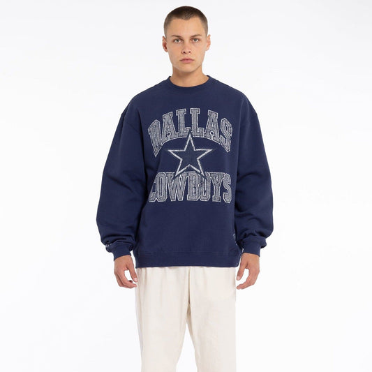 MNA-V25 (Mitchell and ness ivy arch crew cowboys faded navy) 12395652