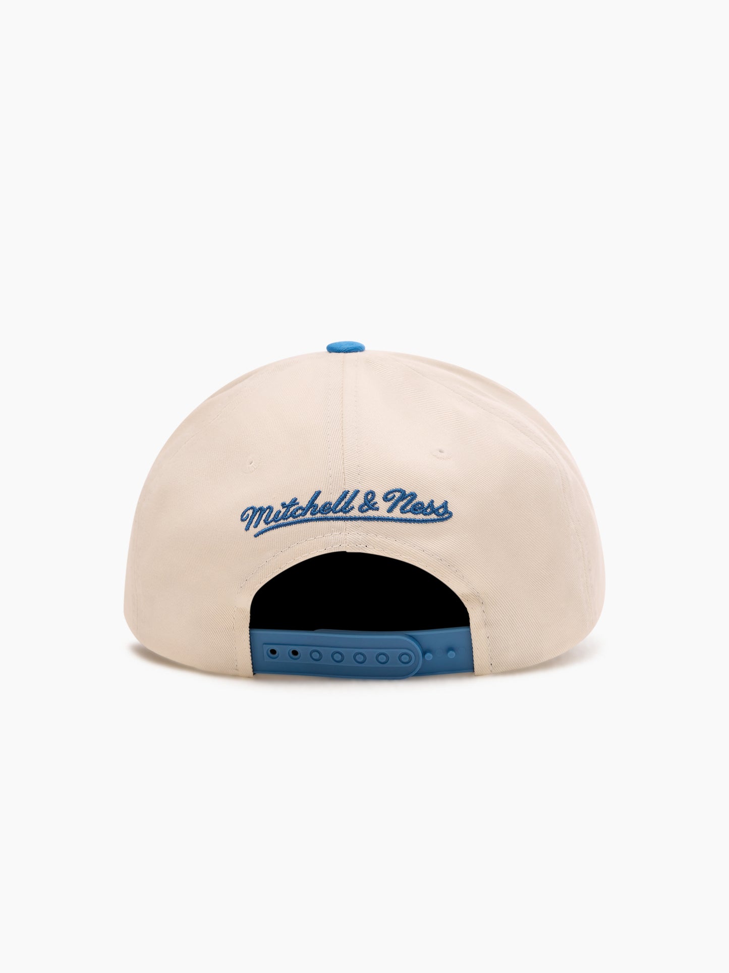 MNA-V51 (Mitchell & ness white & cream detroit lions  team colour pro pinch snapback white cream/blue osfm) 72692391