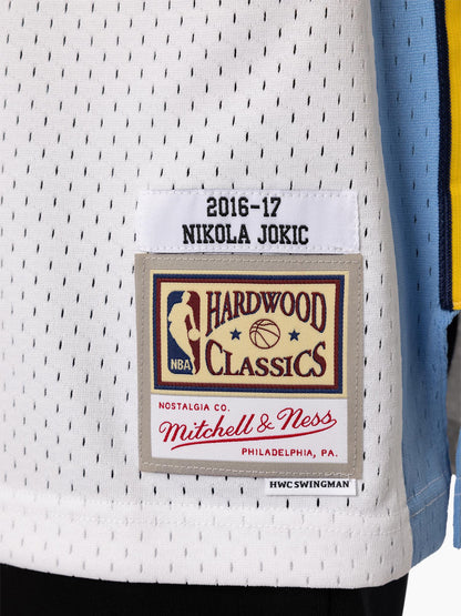 MNA-A50 (Mitchell and ness nba swingman jersey denver nuggets nikola jokic 16-17 home light blue) 12698260