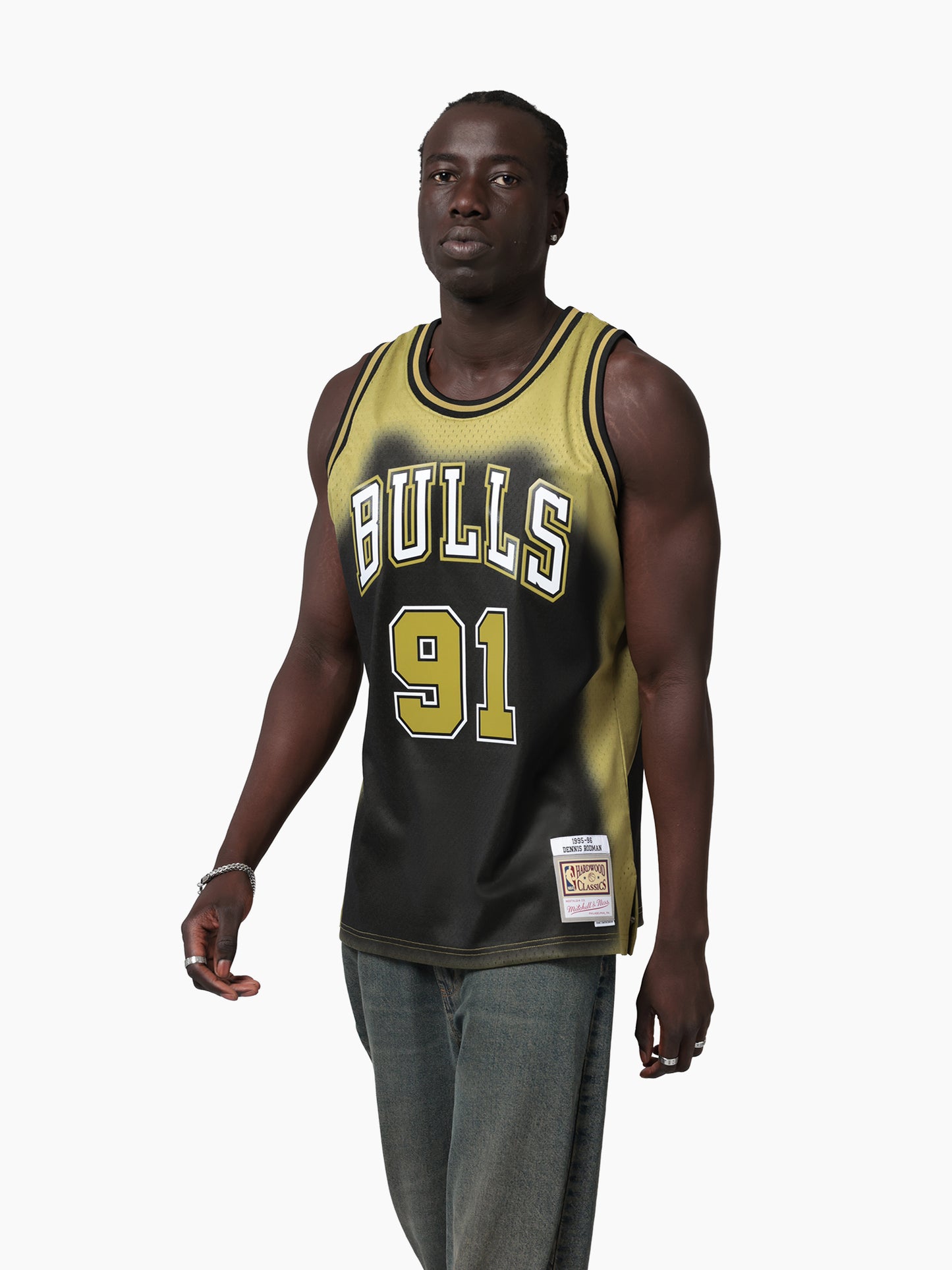 MNA-J51 (Mitchell and ness hypergraf energy chicago bulls rodman black) 42699545