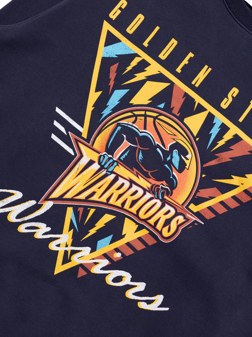 MNA-R29 (Mitchell and ness tri logo crew warriors blue) 72396087