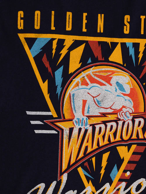 MNA-U33 (Mitchell and ness tri logo tee warriors blue) 112393477