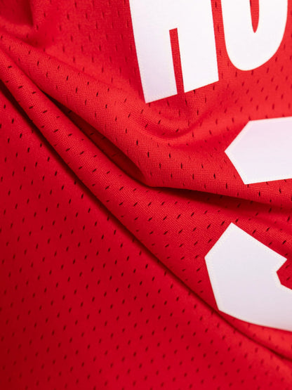 MNA-A47 (Mitchell & ness Hakeem Olajuwon 1993-94 Houston Rockets Swingman Jersey #34 scarlet red) 92598260