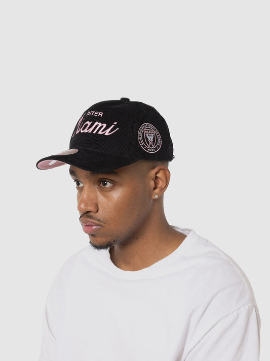 MNA-K36 (Mitchell and ness inter miami cordroy snapback faded black osfm) 62492826