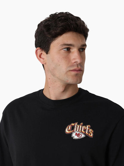 MNA-R46 (Mitchell and ness gothic team tee kansas city chiefs faded black) 92592391