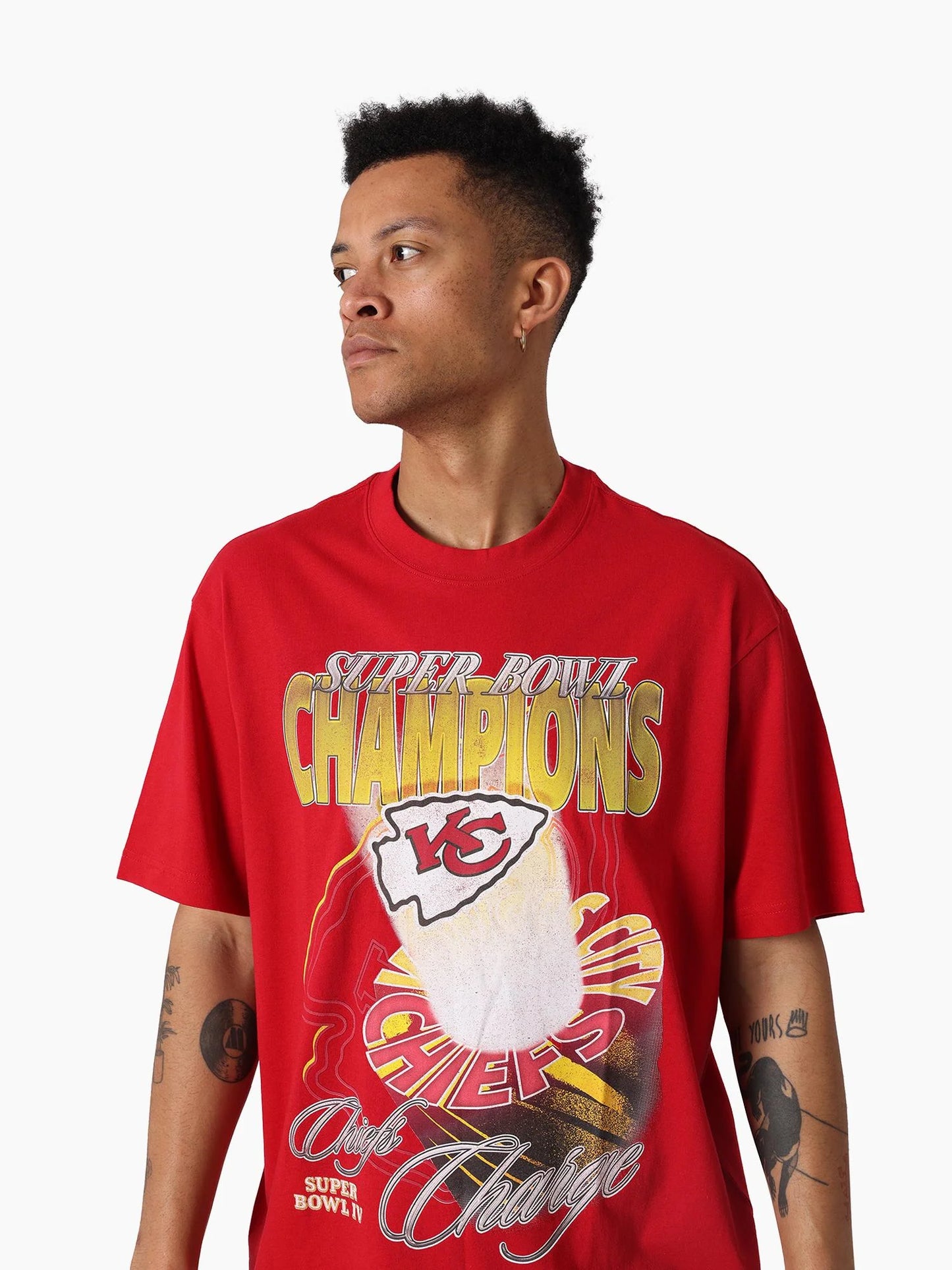 MNA-L48 (Mitchell & ness kansas city chiefs hardlight tee scarlet) 102592391