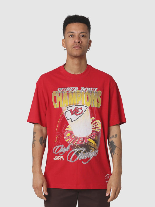 MNA-L48 (Mitchell & ness kansas city chiefs hardlight tee scarlet) 102592391