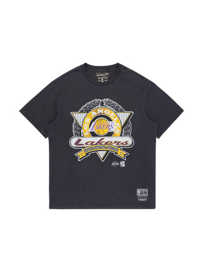 MNA-P27 (Mitchell and ness dash tee lakers faded black) 52393478