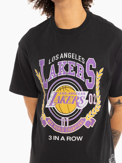 MNA-E32 (Mitchell and ness arch tee lakers faded black) 112393477