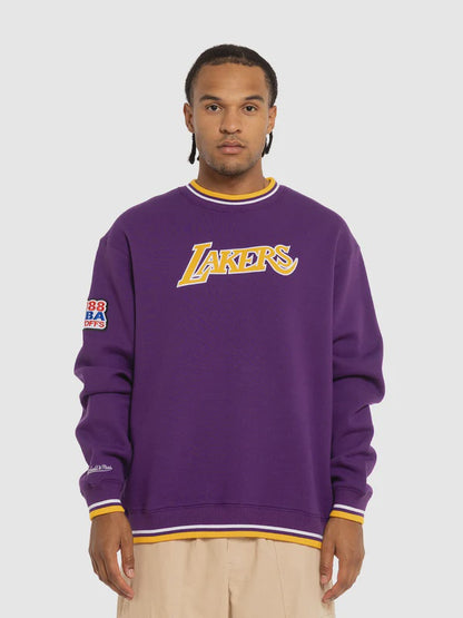 MNA-M35 (Mitchell and ness logo crew lakers dark purple) 22496521