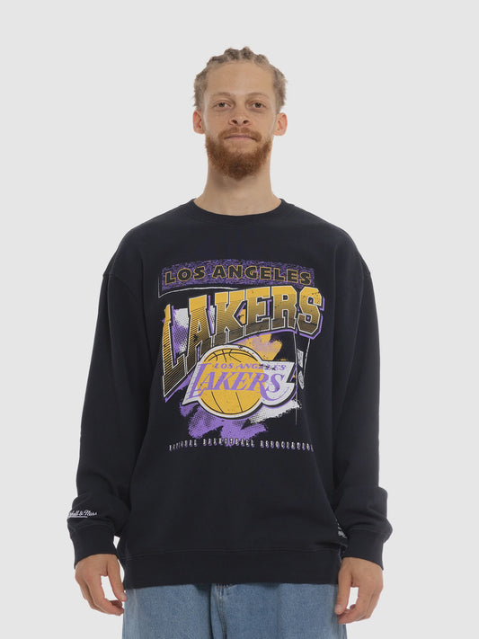 MNA-D36 (Mitchell and ness brush off 2.0 crew lakers faded black) 42496087