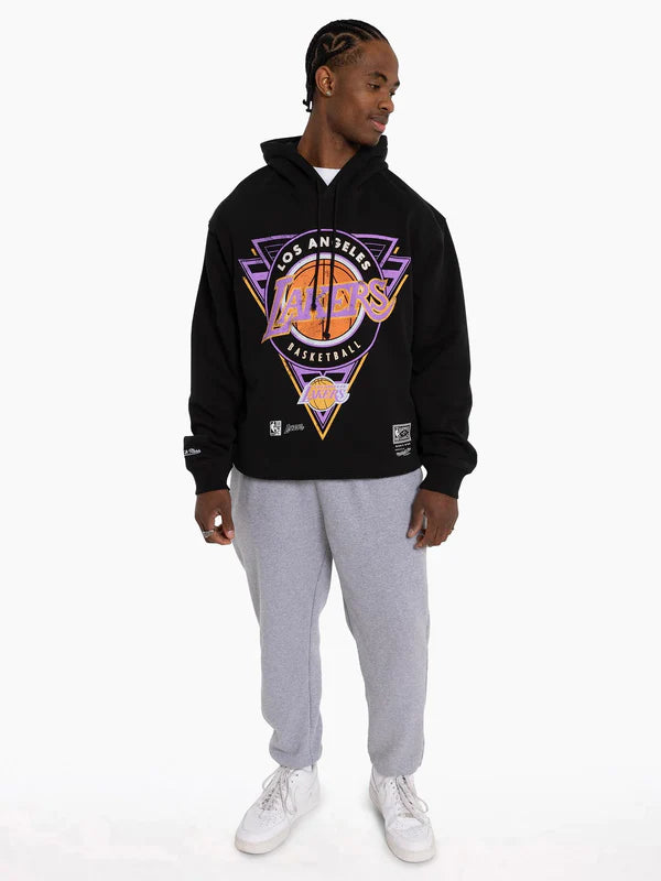 MNA-Z36 (Mitchell and ness tri hoodie lakers overdyed black) 72496087