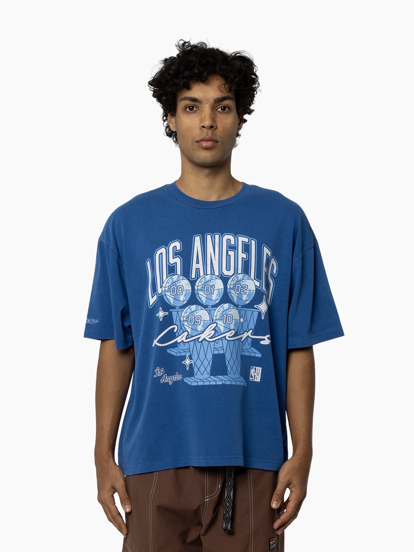 MNA-F45 (Mitchell & ness showtime was back tee lakers classic blue) 72593478