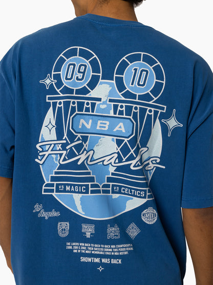 MNA-F45 (Mitchell & ness showtime was back tee lakers classic blue) 72593478