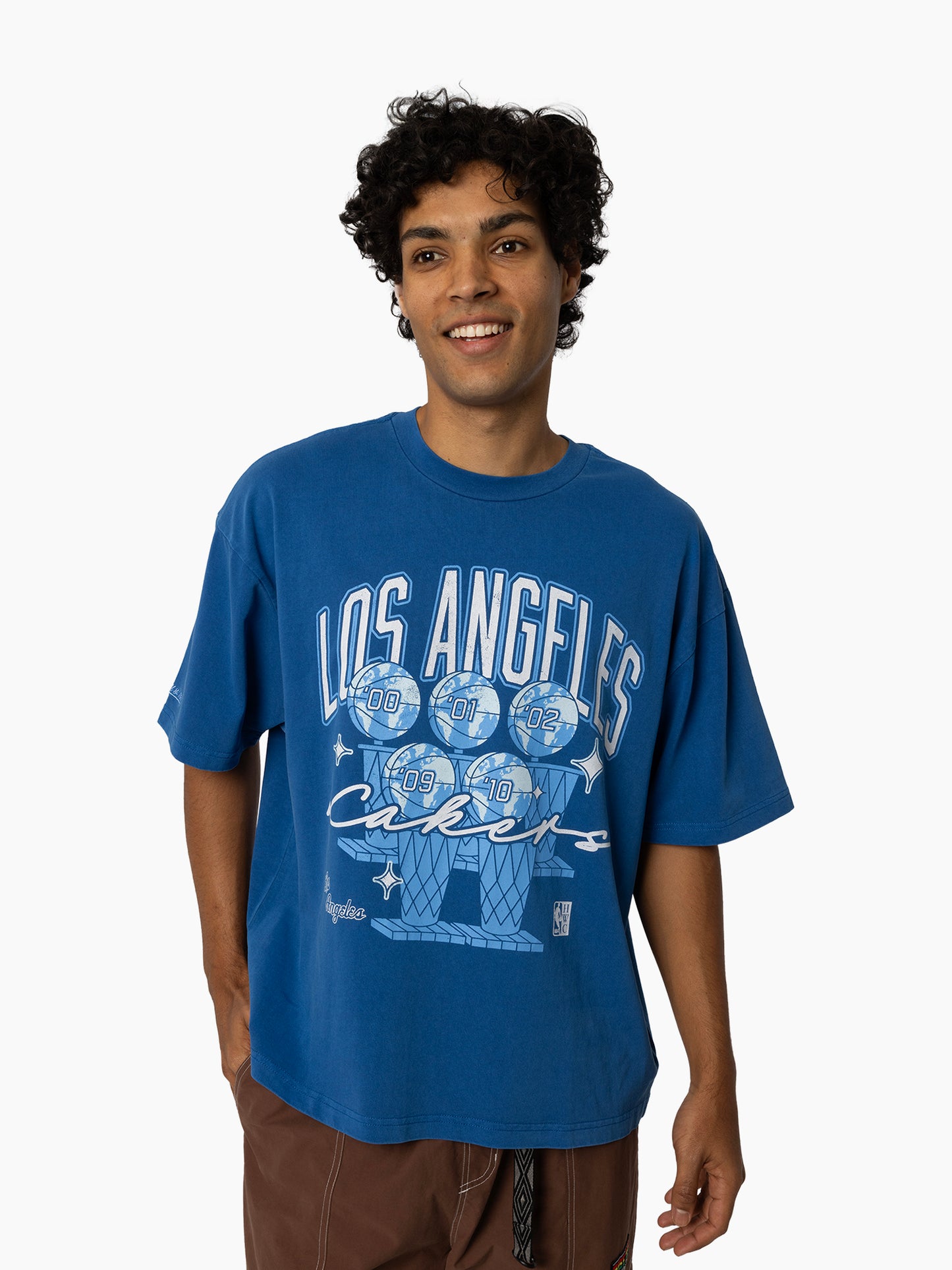 MNA-F45 (Mitchell & ness showtime was back tee lakers classic blue) 72593478
