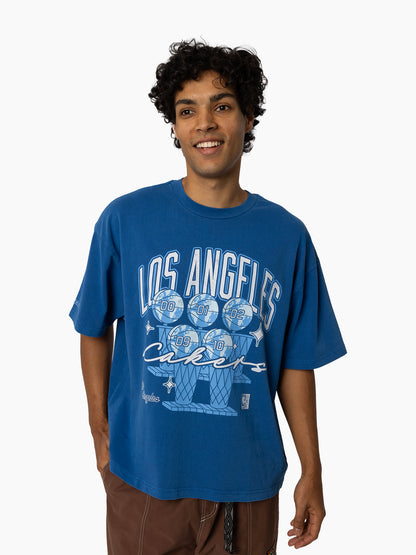 MNA-F45 (Mitchell & ness showtime was back tee lakers classic blue) 72593478