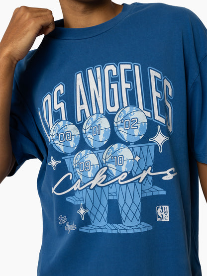 MNA-F45 (Mitchell & ness showtime was back tee lakers classic blue) 72593478