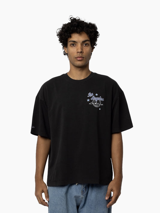 MNA-G45 (Mitchell & ness all time tee lakers solid black) 72593478