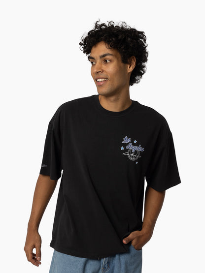 MNA-G45 (Mitchell & ness all time tee lakers solid black) 72593478