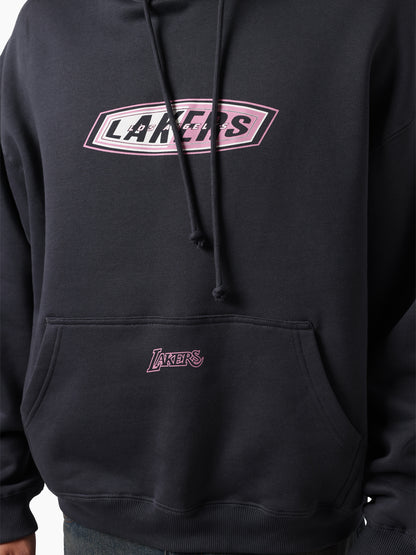 MNA-P50 (Mitchell & ness heat seeker hoodie lakers washed black) 32696363