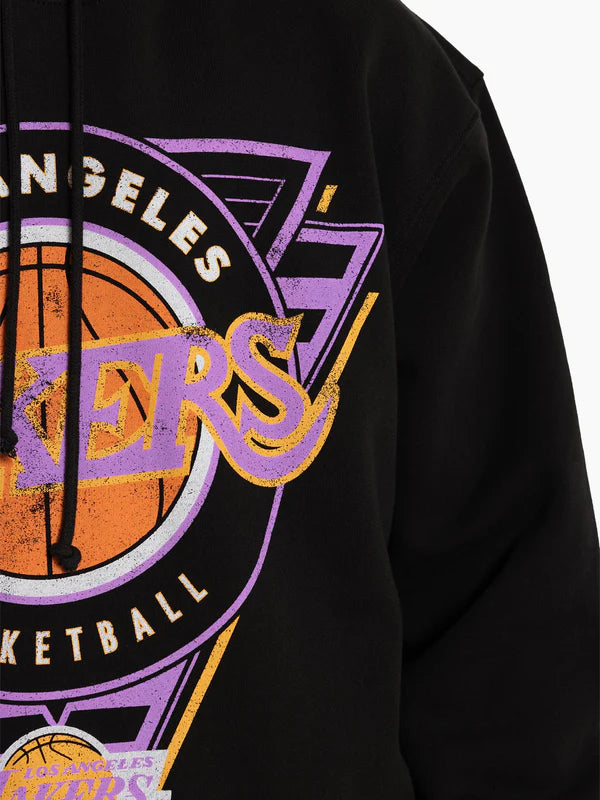 MNA-Z36 (Mitchell and ness tri hoodie lakers overdyed black) 72496087