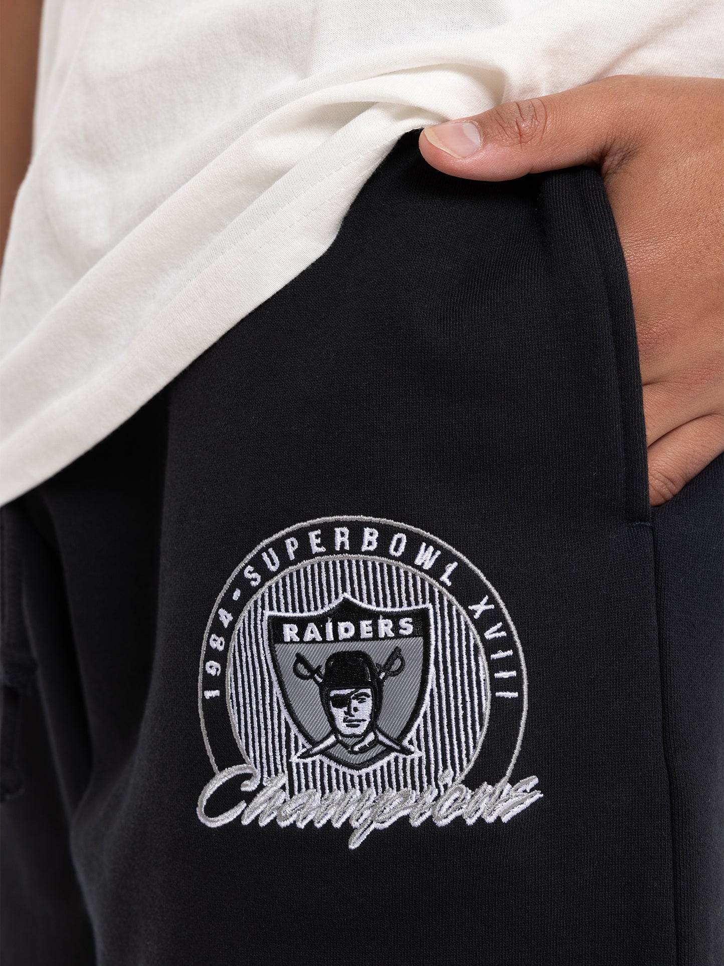 MNA-L31 (Mitchell and ness shooting shorts los angeles raiders faded black) 102395216