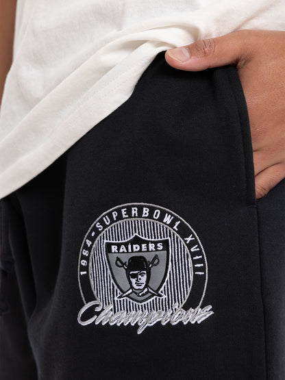 MNA-L31 (Mitchell and ness shooting shorts los angeles raiders faded black) 102395216